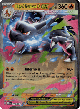 2025 Mega Charizard X ex #13 Phantasmal Flames