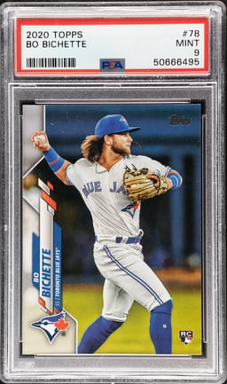 2020 Topps Bo Bichette #78 PSA 9