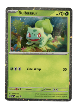 2023 Bulbasaur #46 Scarlet & Violet Black Star Promos