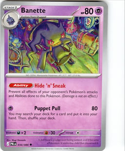 2026 Banette #34 Pitch Black