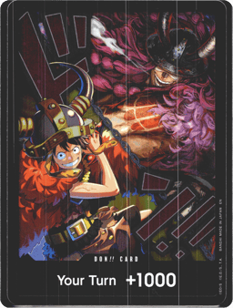 2026 DON!! Card (Alternate Art) (Luffy and Loki) #DON The World's Strongest Warriors
