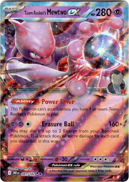 2025 Team Rocket's Mewtwo ex #81 Destined Rivals