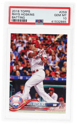 2018 Topps Rhys Hoskins #259 PSA 10