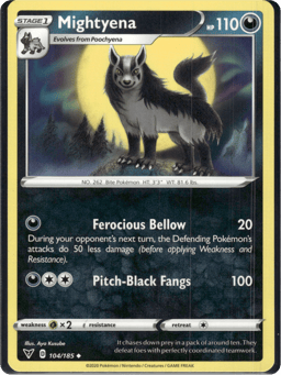 2020 Mightyena #104 Vivid Voltage