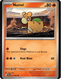 2024 Numel #11 Paldean Fates