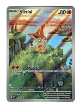 2023 Victini #208 Scarlet & Violet Black Star Promos