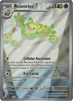 2023 Reuniclus #212 Scarlet & Violet Black Star Promos