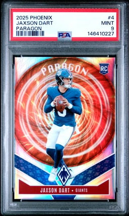 2025 Jaxson Dart #4 Phoenix Paragon PSA 9.0