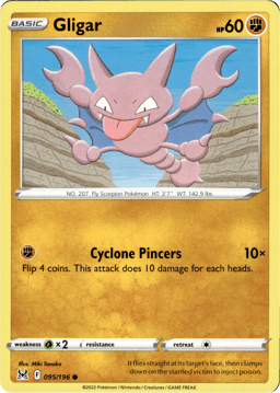 2022 Gligar #95 Lost Origin