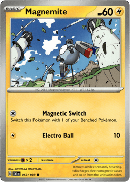 2023 Magnemite #63 Scarlet & Violet