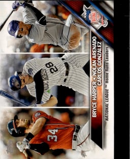 2016 Bryce Harper #337 National League Home Runs Leaders