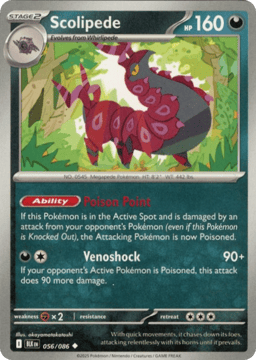 2025 Scolipede #56 Black Bolt