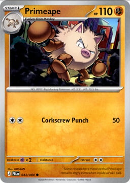 2026 Primeape #43 Pitch Black