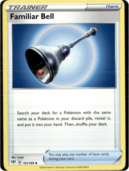 2020 Familiar Bell #161 Darkness Ablaze