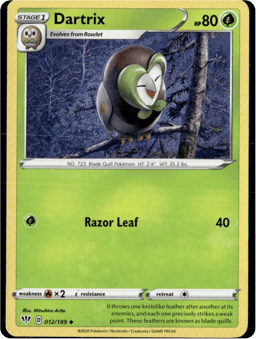 2020 Dartrix #12 Darkness Ablaze