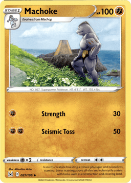 2022 Machoke #87 Lost Origin