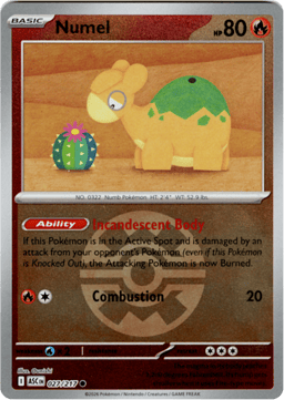 2026 Numel (Ball Reverse Holofoil) #27 Ascended Heroes