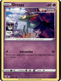 2021 Dreepy #128 Fusion Strike
