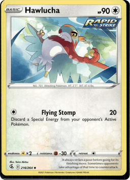 2021 Hawlucha #216 Fusion Strike