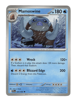 2025 Mamoswine #25 Phantasmal Flames