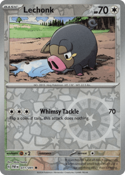 2024 Lechonk #71 Paldean Fates