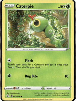 2021 Caterpie #1 Fusion Strike