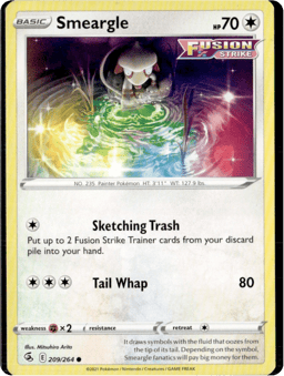 2021 Smeargle #209 Fusion Strike