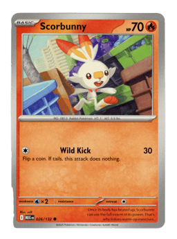 2025 Scorbunny #26 Mega Evolution