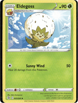 2021 Eldegoss #25 Fusion Strike