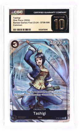 2024 One Piece Premium Card Collection Bandai Card Games Fest 23-24 Edition Tashigi #6 CGC PRI