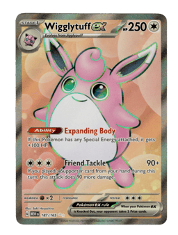2023 Wigglytuff ex #187 151