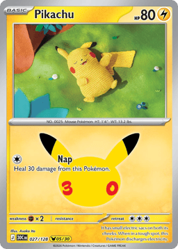 2026 Pikachu #27 30th Celebration