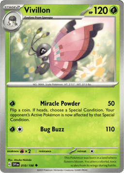 2023 Vivillon #10 Scarlet & Violet