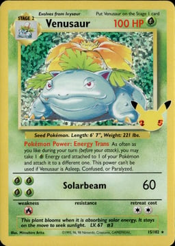 2021 Venusaur #15 Celebrations