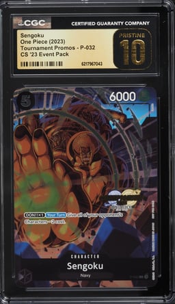 2023 One Piece Tournament Promos CS '23 Event Pack Sengoku #P-032 CGC 10 PRISTINE
