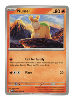2025 Numel #21 Mega Evolution