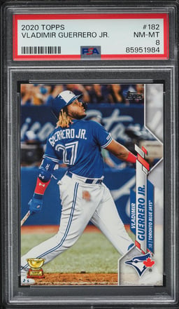 2020 Topps Vladimir Guerrero Jr. #182 PSA 8 NM-MT