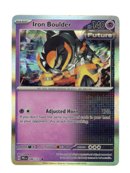 2025 Iron Boulder #46 Prismatic Evolutions
