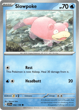 2023 Slowpoke #42 Scarlet & Violet