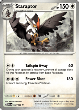 2023 Staraptor #150 Scarlet & Violet