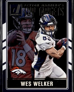 2016 Wes Welker #8 Peyton Manning's Top Targets