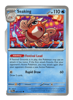 2025 Seaking #21 Prismatic Evolutions