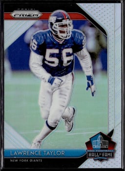 2018 Lawrence Taylor #HOF-5 Prizm Hall of Fame