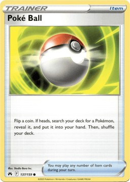 2023 Poké Ball #137 Crown Zenith