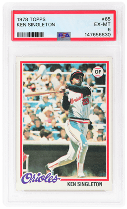 1978 Topps Ken Singleton #65 PSA 6
