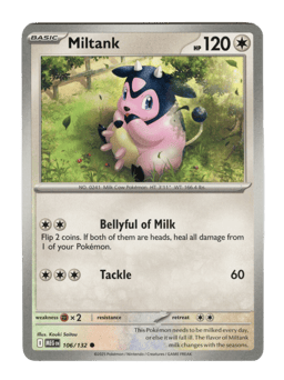 2025 Miltank #106 Mega Evolution
