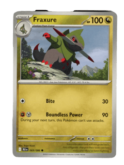 2025 Fraxure #69 Black Bolt