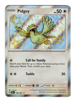 2024 Pidgey #196 Paldean Fates