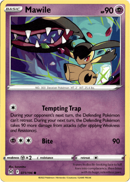 2022 Mawile #71 Lost Origin