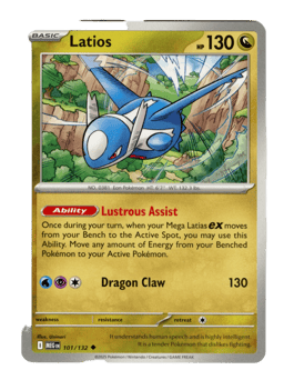 2025 Latios #101 Mega Evolution